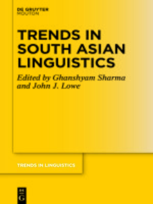 cover image of Trends in South Asian Linguistics